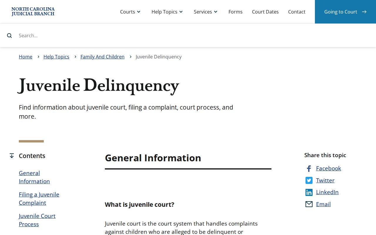 Tyrrell County criminal docket access reference for juvenile confidentiality guidance